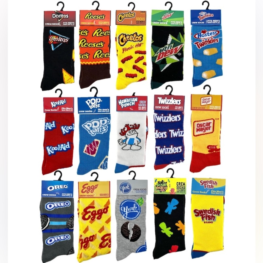 New 5 Socks, for $10.00 Men, Women, Teens, or kids Colorful funny gift bundle - Picture 6 of 13